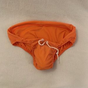 Handmade Tan-Through Swim Brief Fits 34-40 Unique